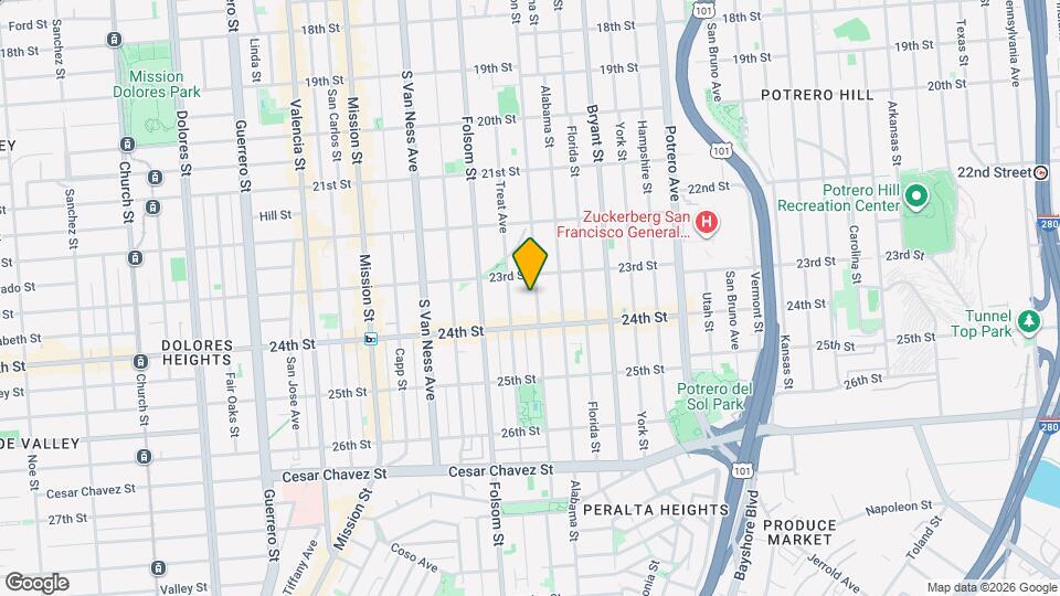 2740-2746-2746 Harrison St Map and Location Details