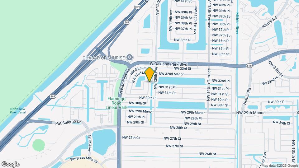 3180 NW 122nd Ave Mapa y Detalles de la Ubicación