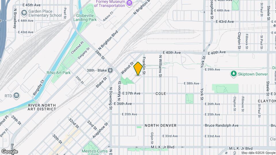 3937 N Humboldt St Map and Location Details