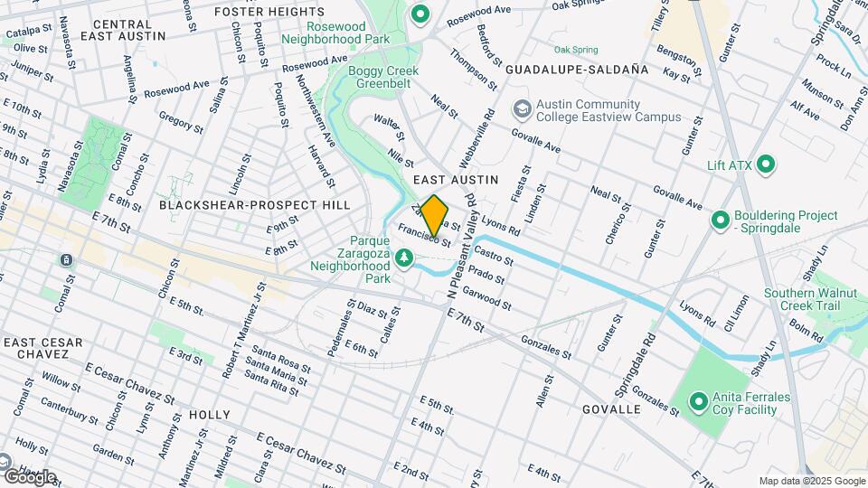 2705 Francisco St Map and Location Details