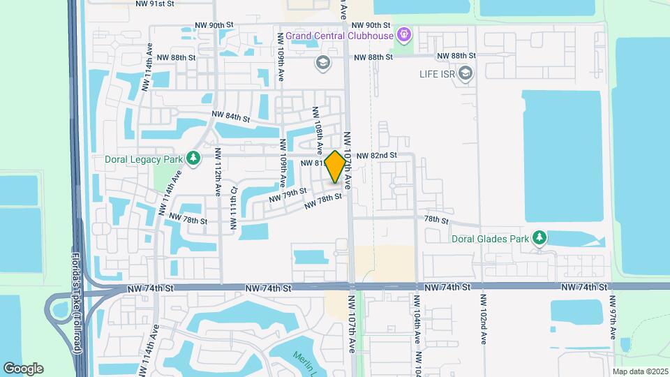 10515 NW 78th Terrace Map and Location Details