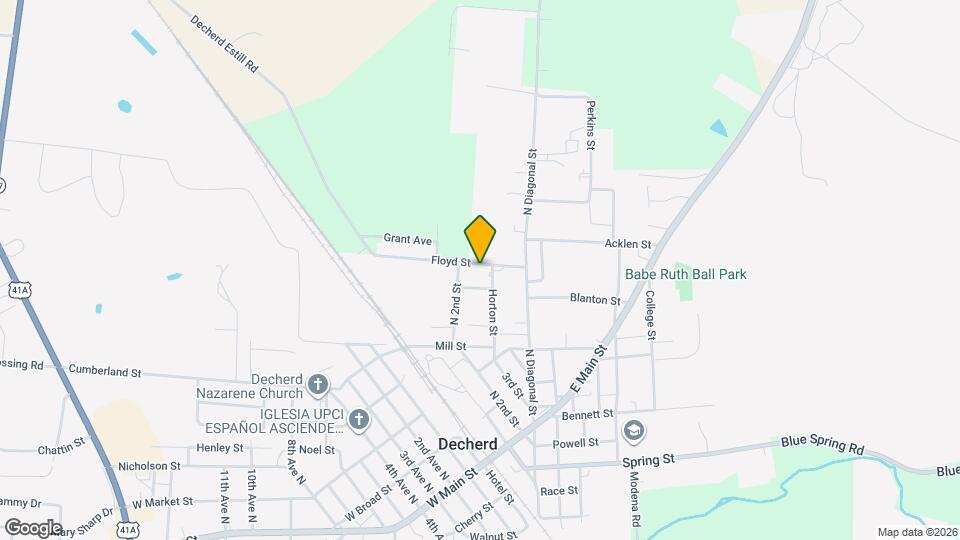 203 Floyd St Map and Location Details