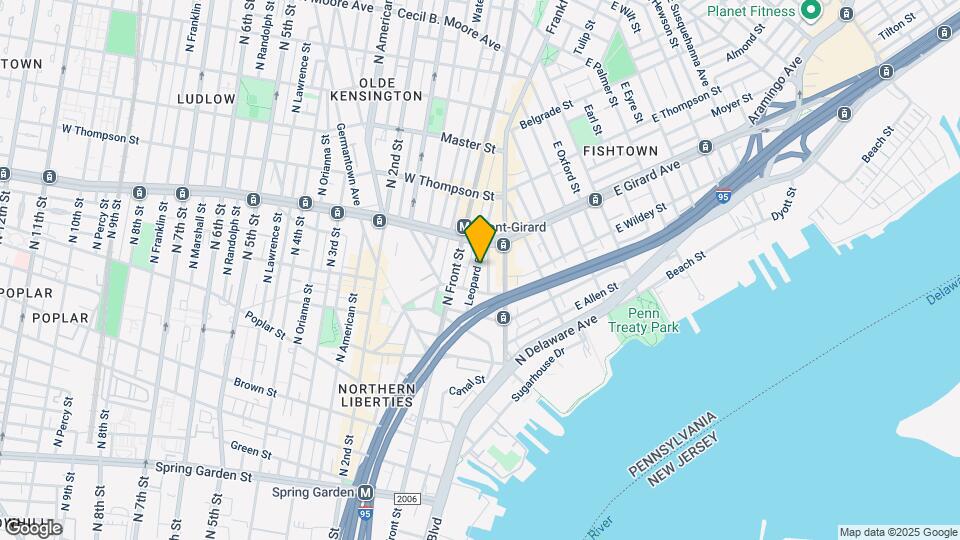 1127 Leopard St Map and Location Details