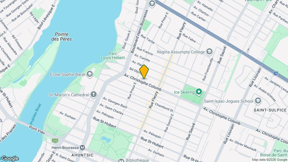 10415 Christophe-Colomb Av Map and Location Details