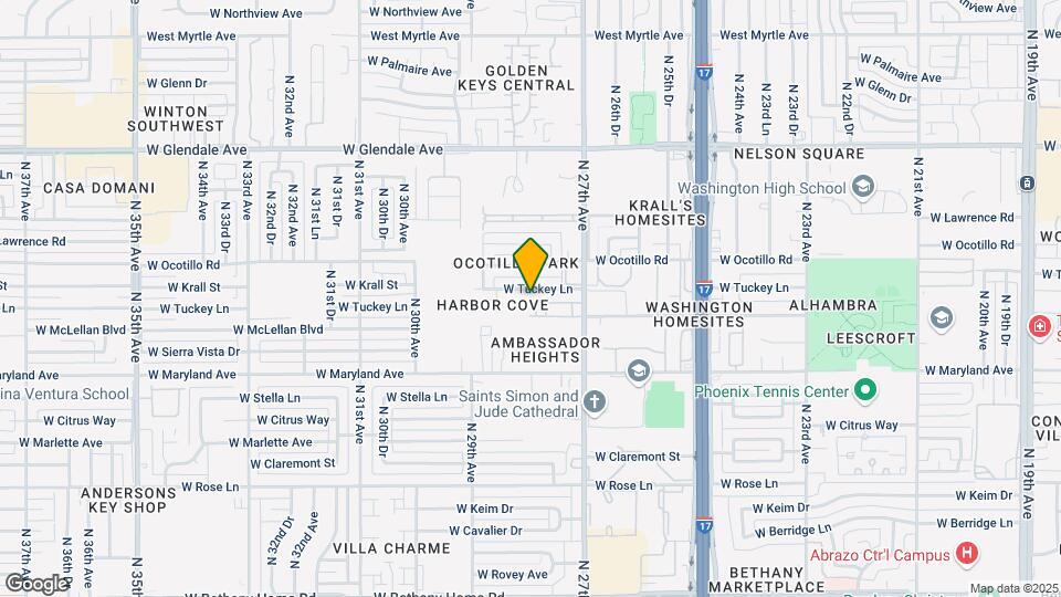 2749 W Tuckey Ln Map and Location Details