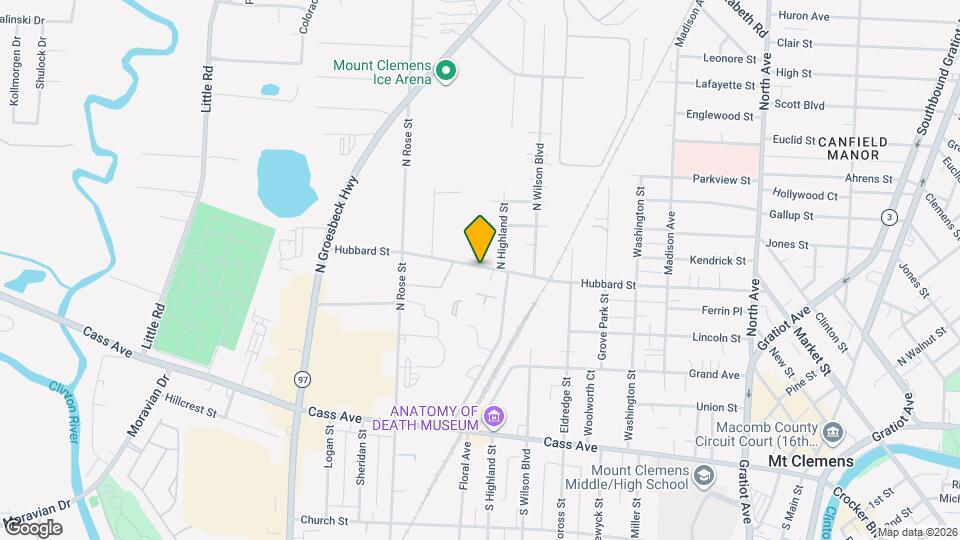 Kingston Manor Apartments Map and Location Details