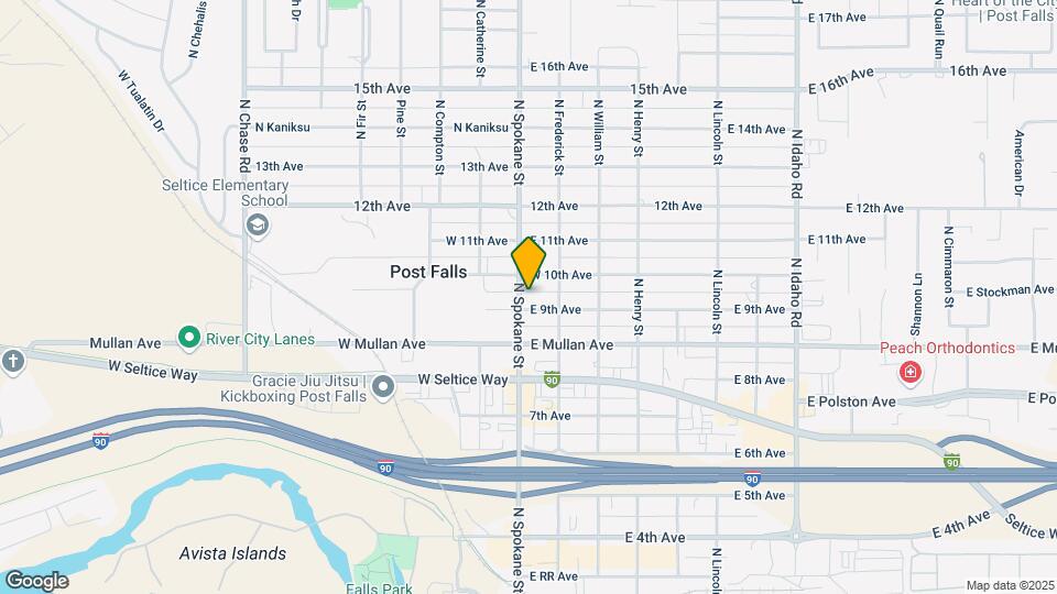 906 N Spokane St Map and Location Details