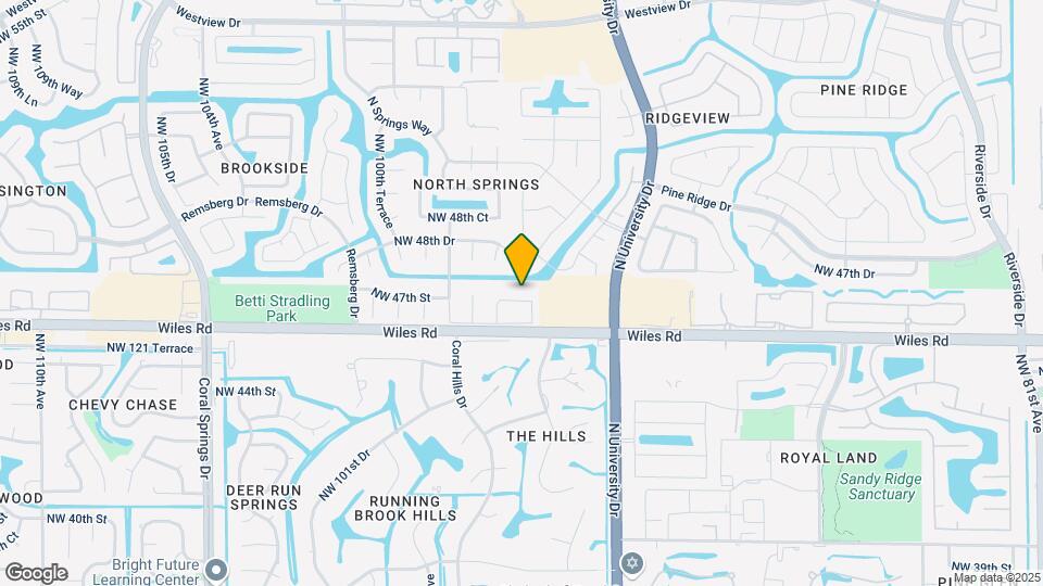 9771 NW 47th Dr Map and Location Details