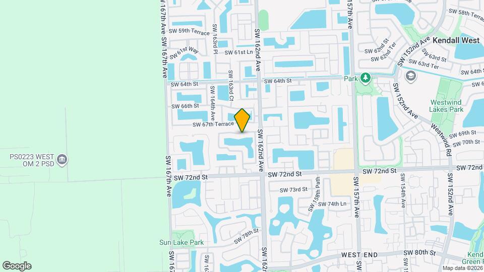 16274 SW 68th Terrace Map and Location Details