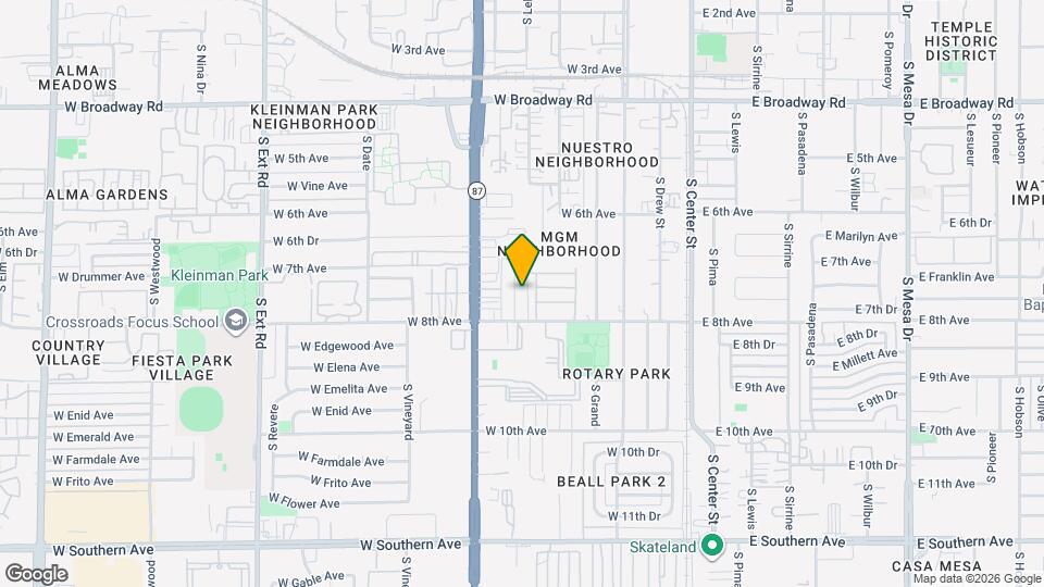 733 S Morris, Unit 1 Map and Location Details