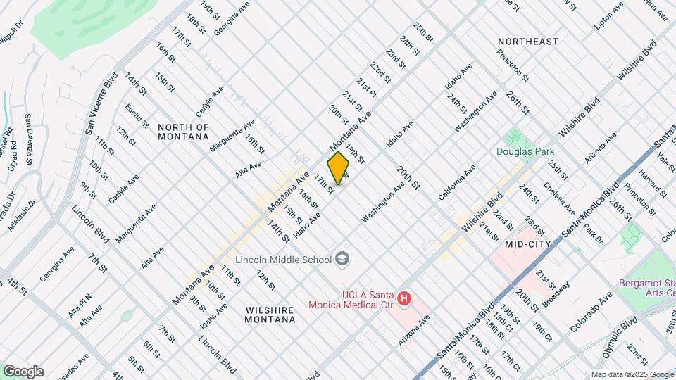 1717 Idaho Ave Mapa y Detalles de la Ubicación