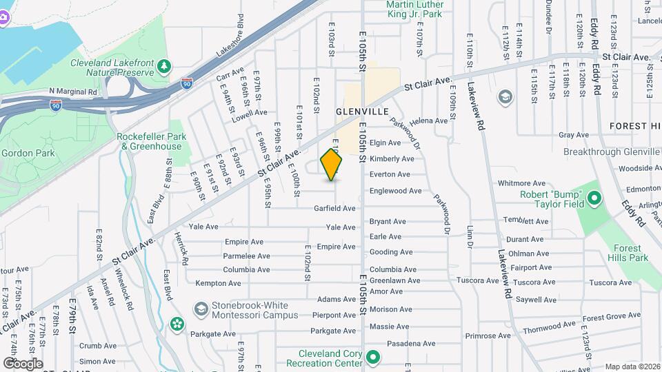 796 E 103rd St Map and Location Details