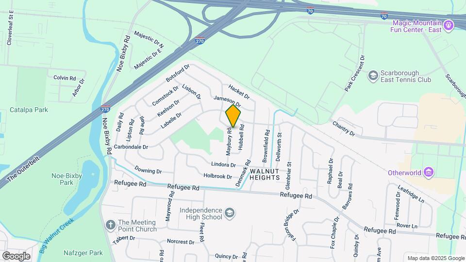 2588 Maybury Rd Map and Location Details
