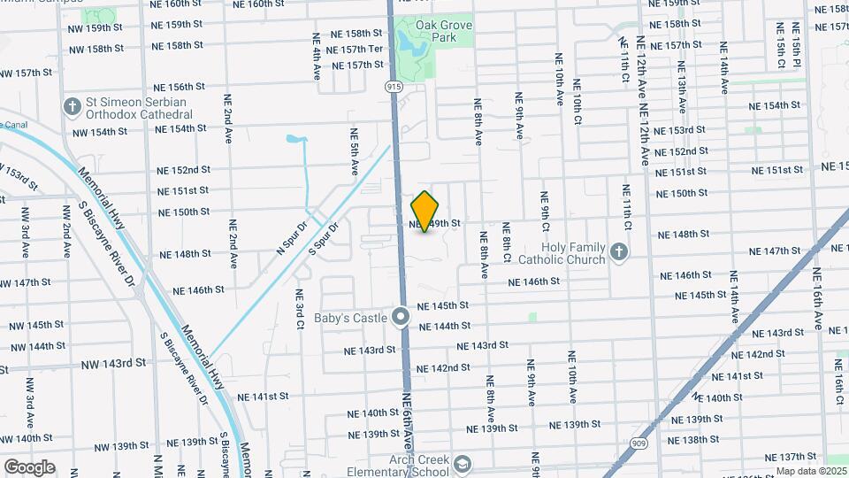 650 NE 149th St Map and Location Details