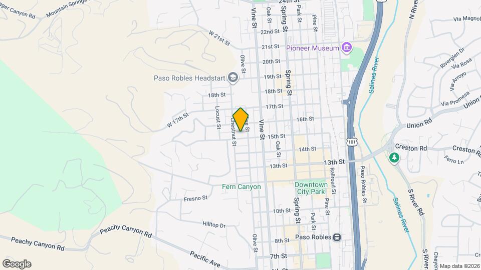 321 15th St Map and Location Details