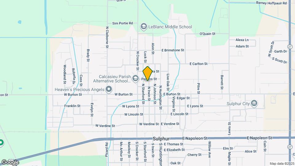 605 N Irwin St Map and Location Details