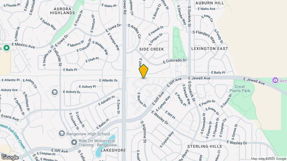 18939 E Warren Cir, Unit E201 Map and Location Details