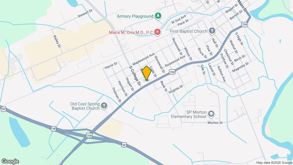 1700 South St Map and Location Details