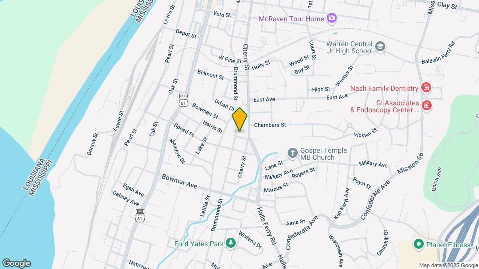 1203 Harris St Map and Location Details