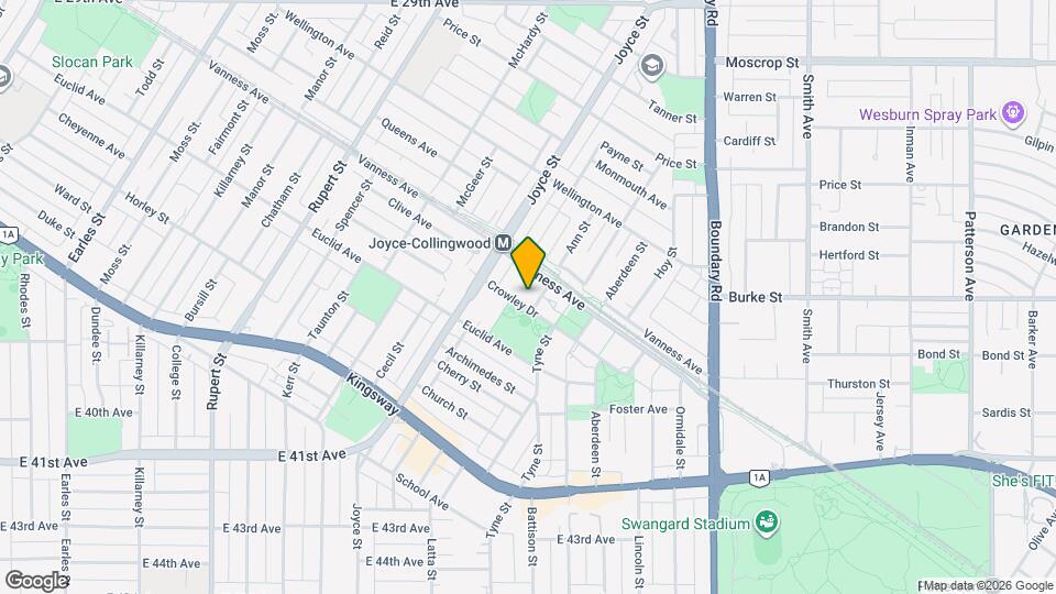 5189 Gaston St Map and Location Details