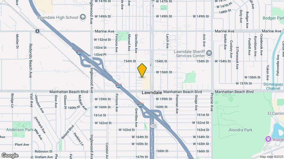 15632 Grevillea Ave Map and Location Details