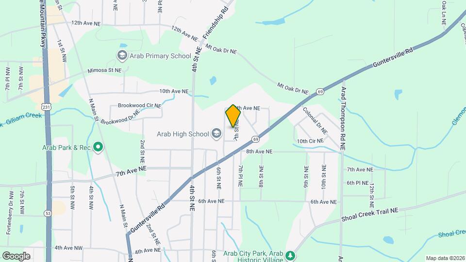 805 7th St NE Map and Location Details