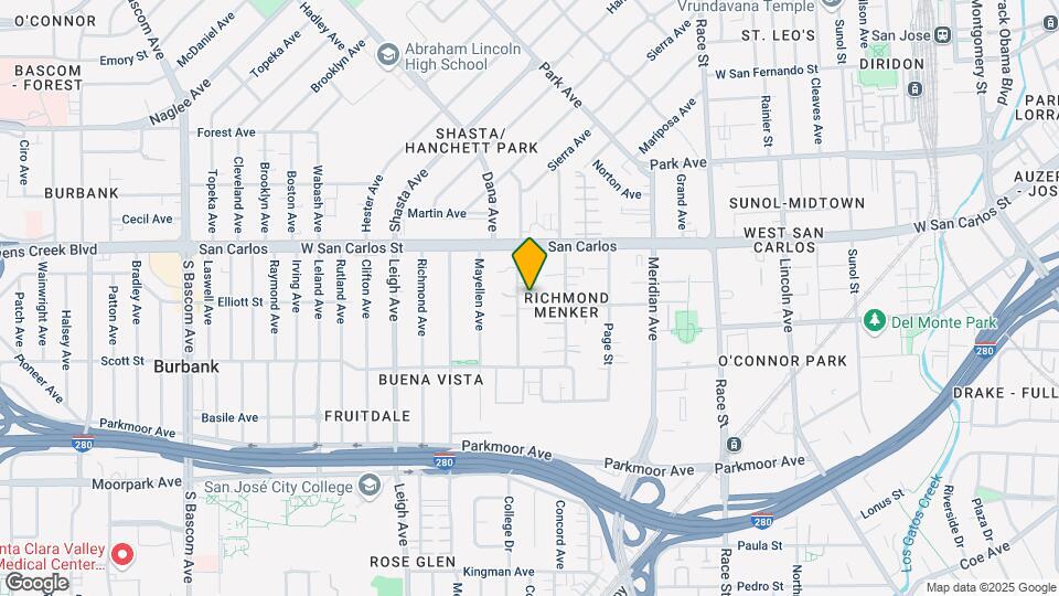 368-388 S Buena Vista Ave Map and Location Details