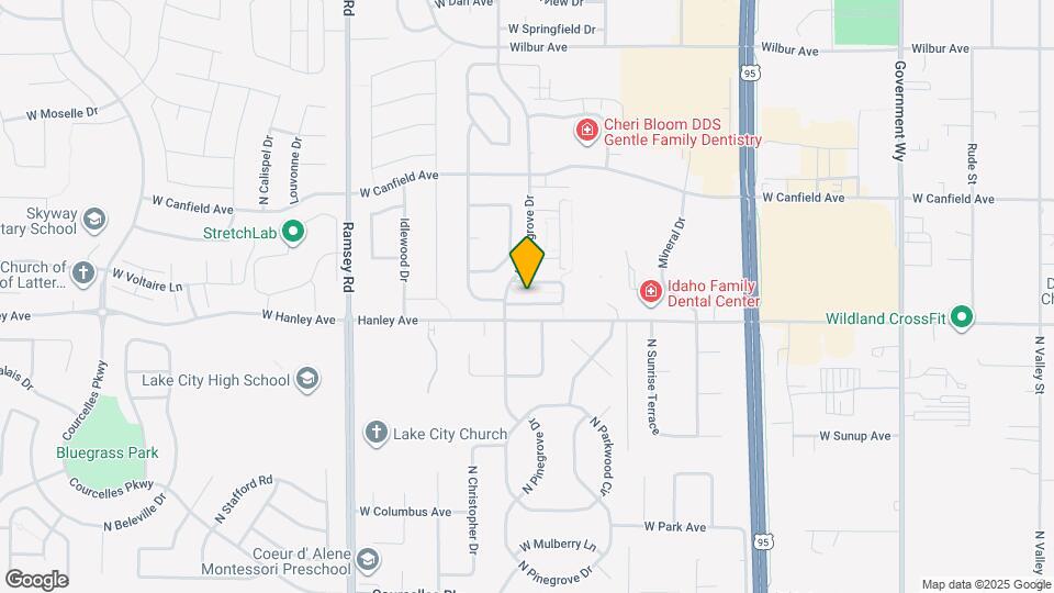 896 W Willow Lake Loop Map and Location Details