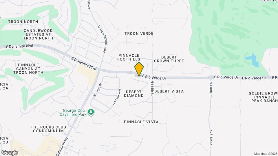 11318 E White Feather Ln Map and Location Details