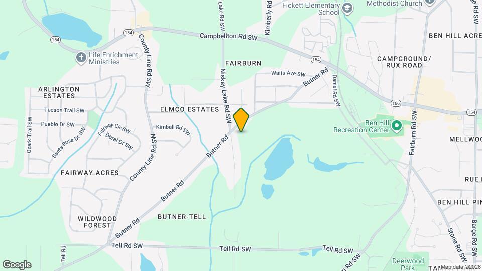 2420 Butner Rd Map and Location Details