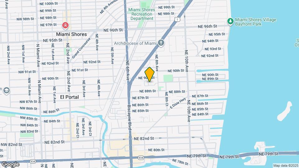 730 NE 90th St Map and Location Details