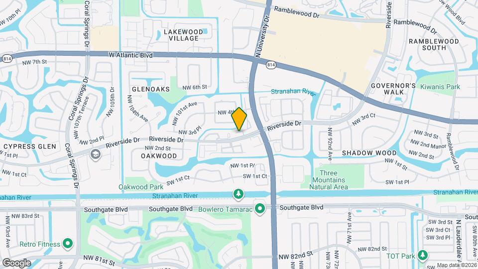 9641 Riverside Dr Map and Location Details