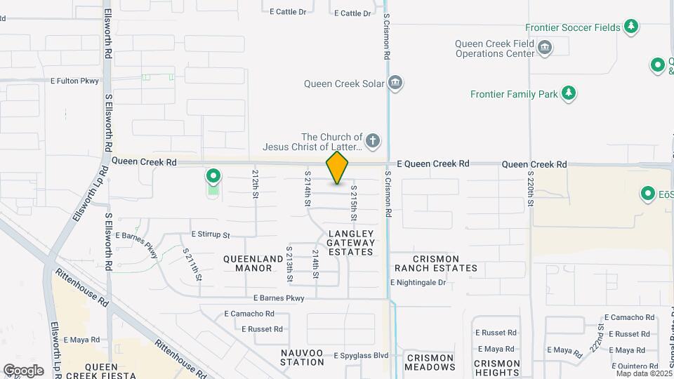 21460 E Roundup Way Map and Location Details