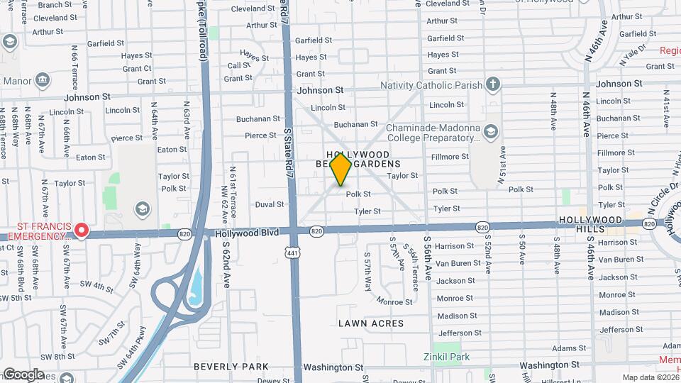 5819 Polk St Mapa y Detalles de la Ubicación