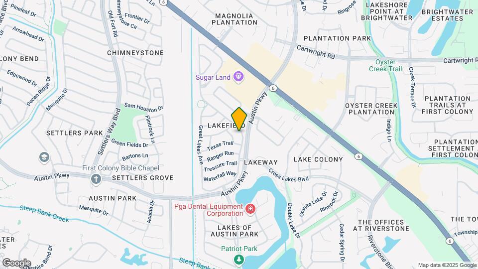 2926 Lakefield Way Map and Location Details