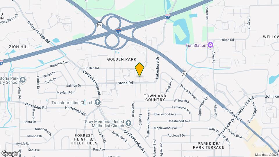 1316 Stone Rd Map and Location Details