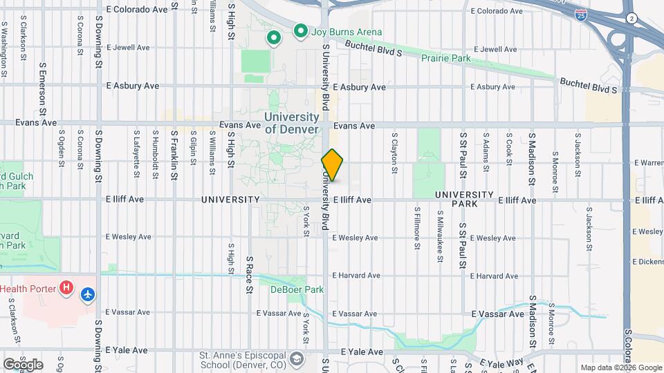 2270 S University Blvd, Unit A2 Mapa y Detalles de la Ubicación