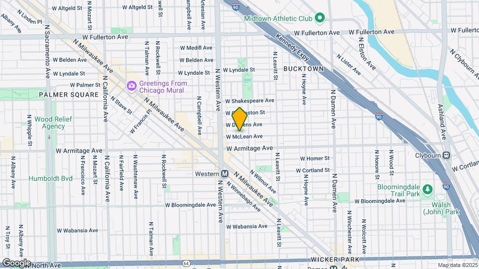 2318 W McLean Ave, Unit 3 Map and Location Details