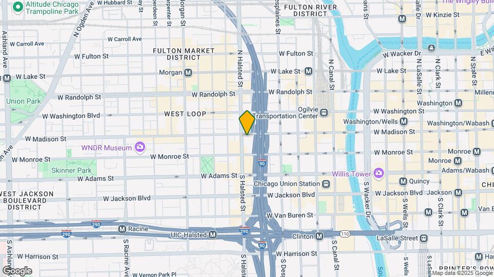 727 West Madison Mapa y Detalles de la Ubicación