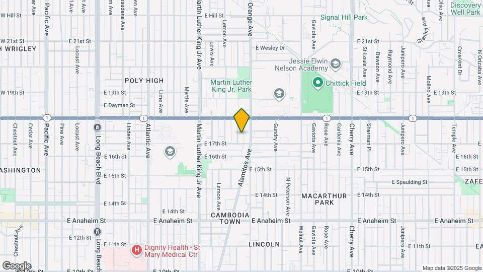 1720 Cerritos Ave Map and Location Details