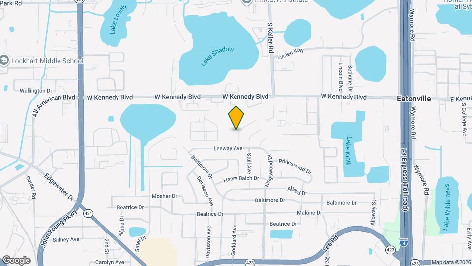 5624 Pinerock Rd Map and Location Details