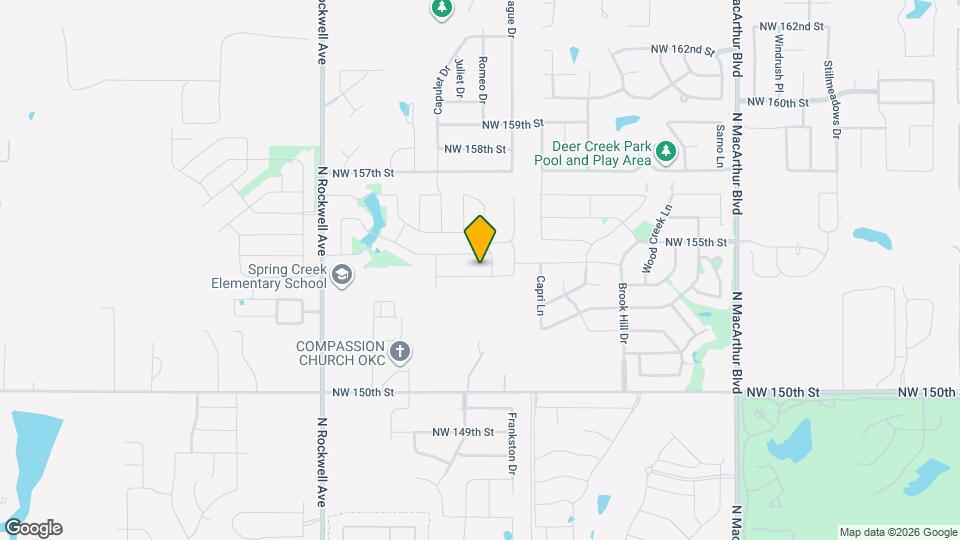 6609 NW 154th St Map and Location Details