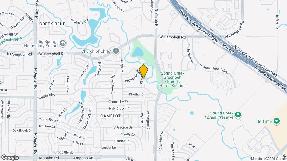6018 Shattuck Dr Map and Location Details