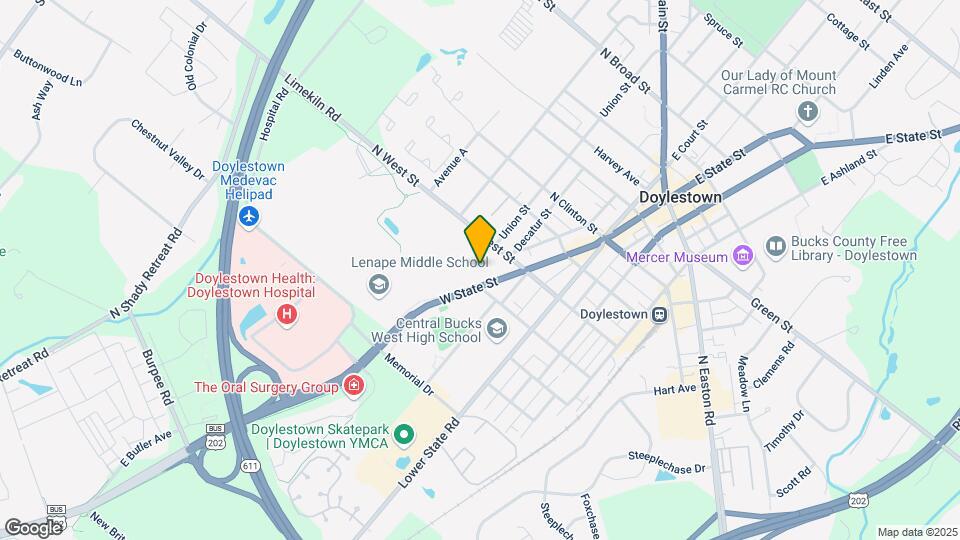 Metropolitan Doylestown Map and Location Details