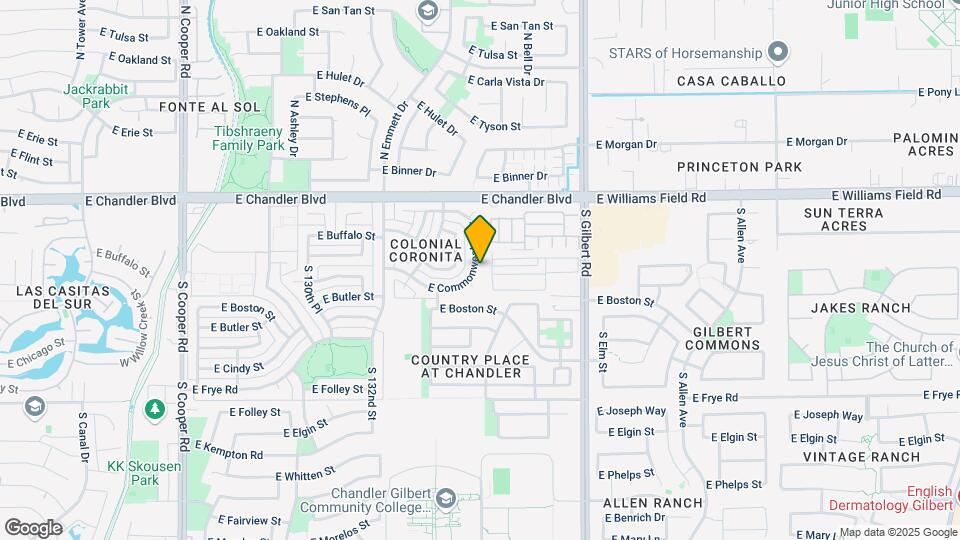 2573 E Commonwealth Cir Map and Location Details