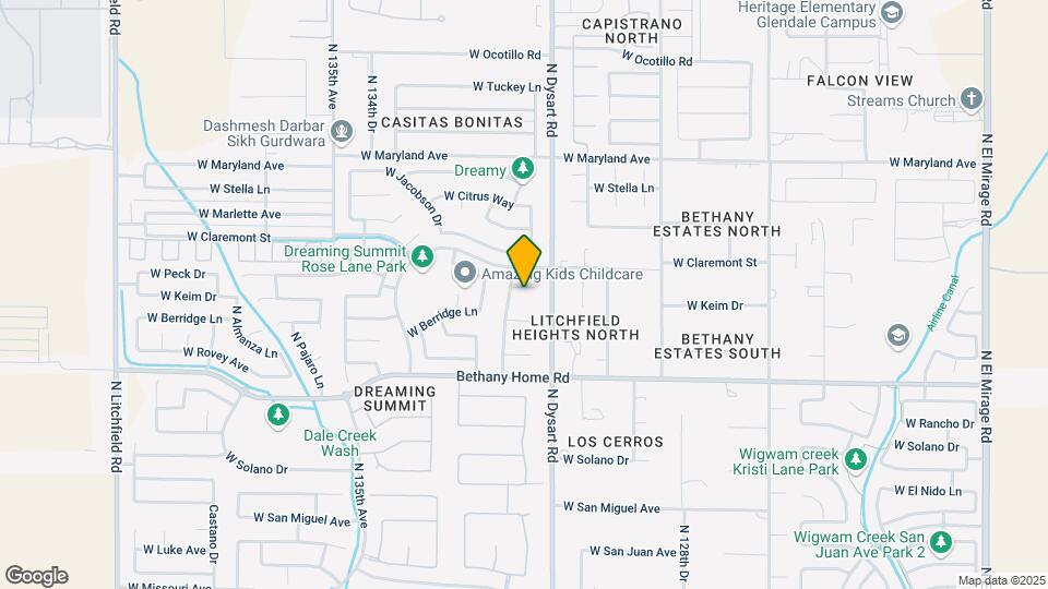13113 W Peck Ct Map and Location Details