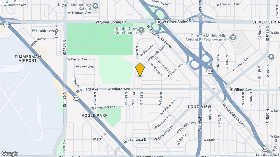5251 N 83rd St Map and Location Details