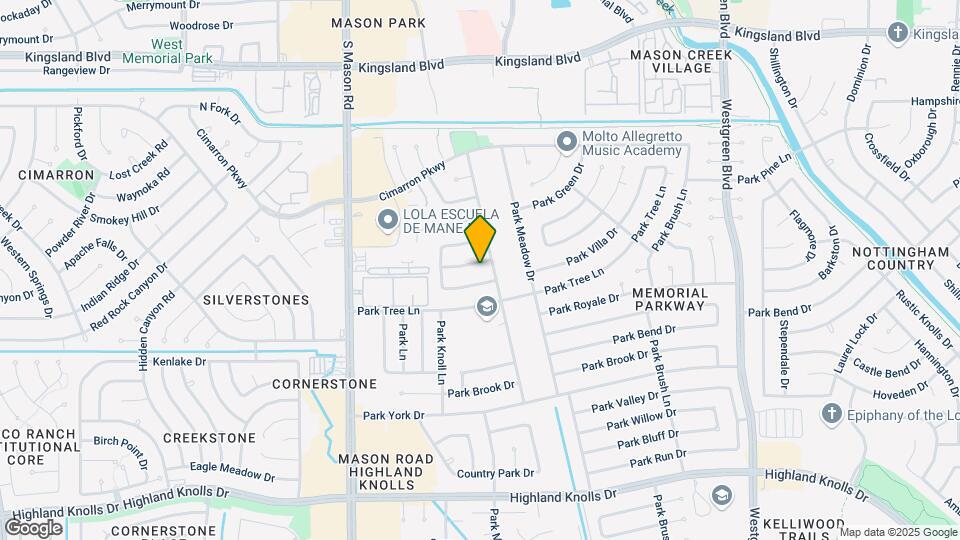 21611 Park Wick Ln Map and Location Details