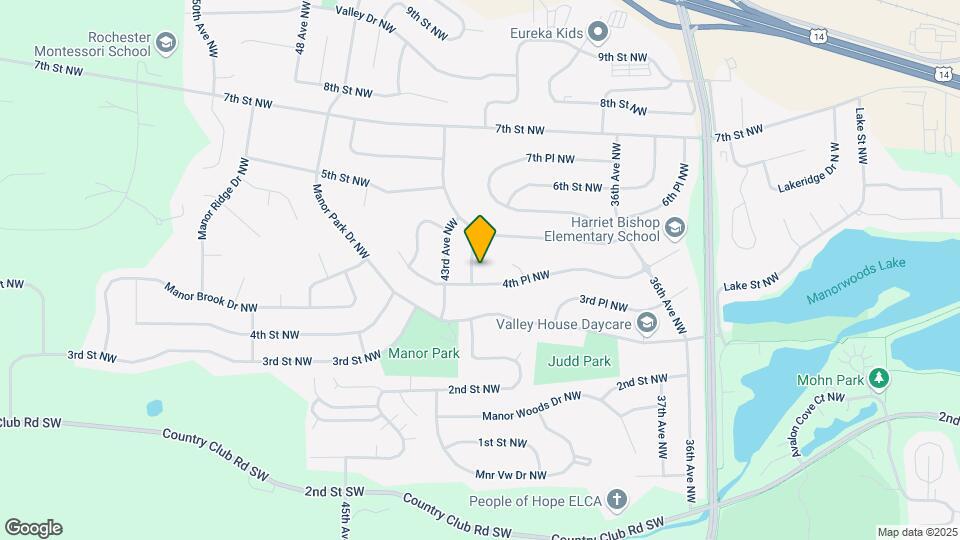 406 41st Ave NW Map and Location Details