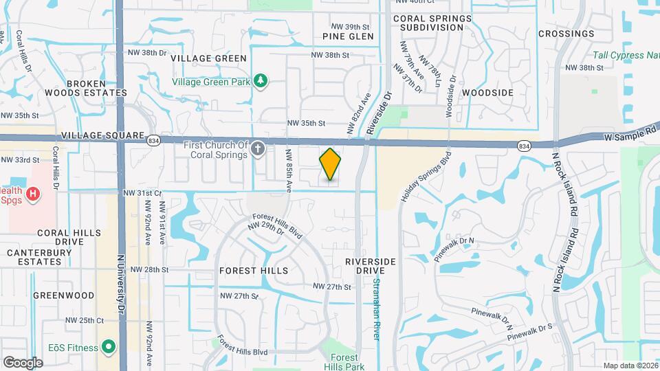 8345 Coral Lake Manor Map and Location Details